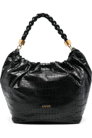 Liu Jo Bolsa de hombro con efecto de piel de cocodrilo