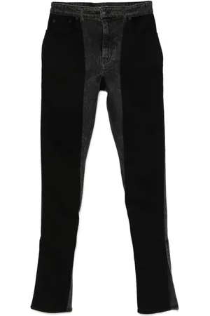 MUGLER Skinny jeans con diseño bicolor