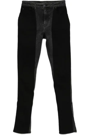 MUGLER Skinny jeans con diseño bicolor