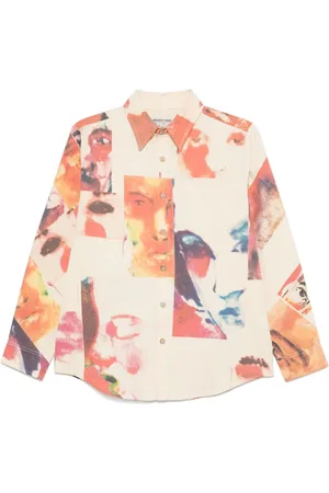 KIDSUPER STUDIOS Camisa Collage Faces