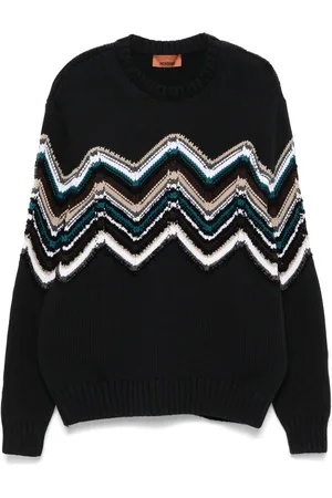 Missoni Sudadera con bordado en zigzag