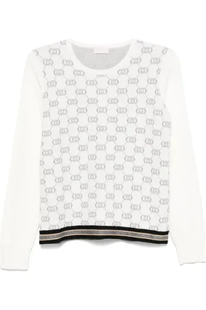 Liu Jo Suéter con monograma en jacquard