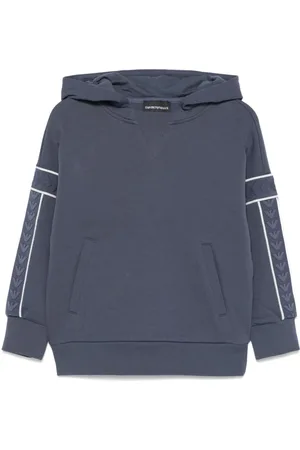 Emporio Armani Hoodie con logo en relieve