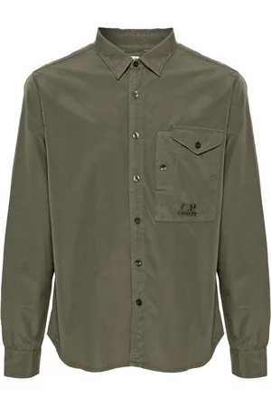 C.P. Company Camisa con logo bordado