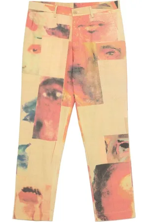 KIDSUPER STUDIOS Pantalones Collage Faces
