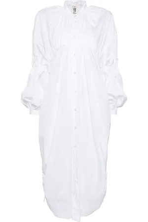 NOIR KEI NINOMIYA Vestido de día con detalle de cordones
