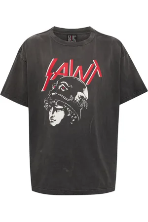 SAINT MXXXXXX Playera con estampado gráfico