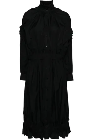 NOIR KEI NINOMIYA Vestido con detalle de volantes