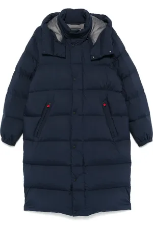 Kiton Abrigo capitonado con capucha