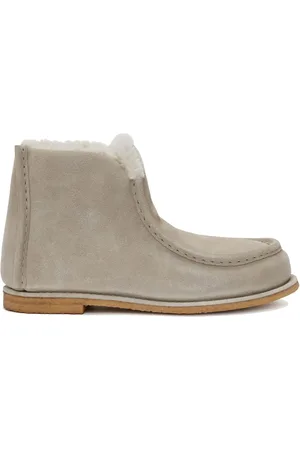 J.W.Anderson Botines de gamuza capitonados