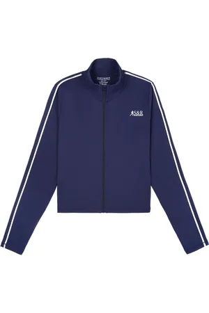 Sporty & Rich Chamarra con logo estampado
