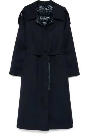 HERNO Gabardina con botones laterales
