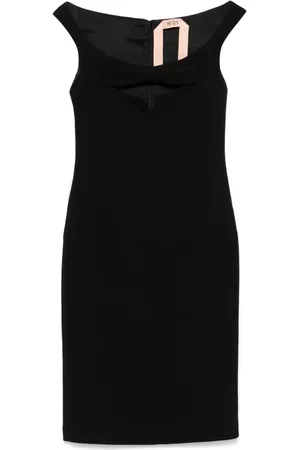Nº21 Vestido midi con detalle de moño