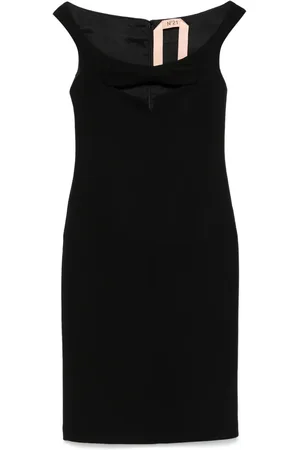 Nº21 Vestido midi con detalle de moño