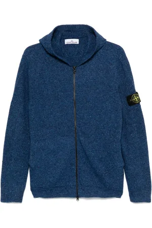 Stone Island Hoodie de tejido moteado