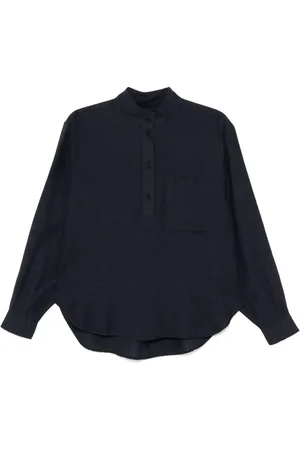 Closed Blusa con cuello mao