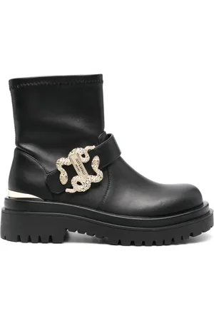 Roberto Cavalli Botines con placa del logo