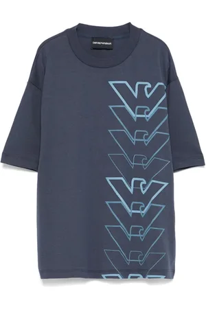 Emporio Armani Playera con motivo del logo