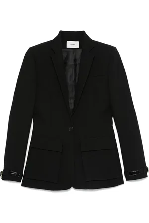 COPERNI Blazer con efecto de piel de cocodrilo