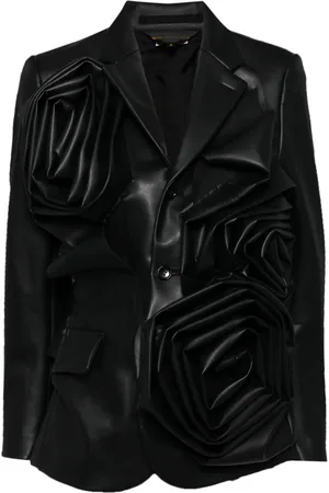 Comme des Garçons Blazer con botones y estampado floral