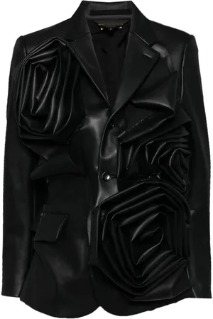 Comme des Garçons Blazer con botones y estampado floral