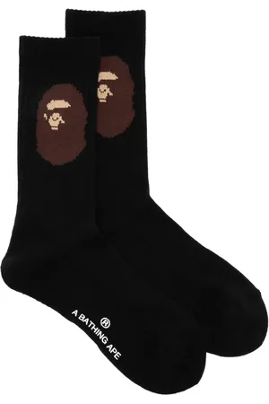 A Bathing Ape Calcetines con logo estampado