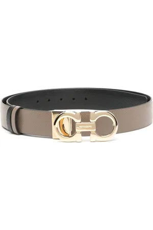 Salvatore Ferragamo Cinturón reversible con hebilla de Gancini