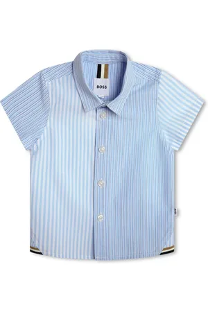 HUGO BOSS Camisa con rayas estampadas