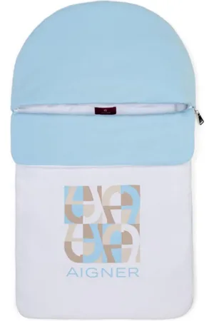 Aigner Manta con logo estampado