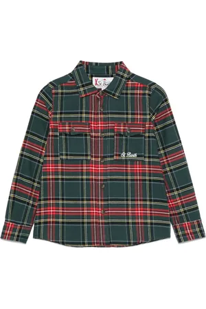 MC2 SAINT BARTH Camisa Ski Snoopy Tartan