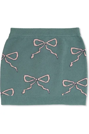 Tiny Cottons Falda tejida en intarsia