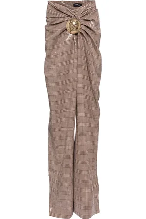 EgonLab Pantalones bordados con lentejuelas