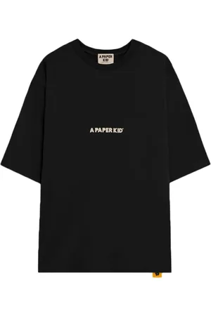 A PAPER KID Playera con logo estampado