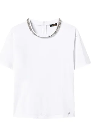 Twin-Set Playera con detalles de cristal
