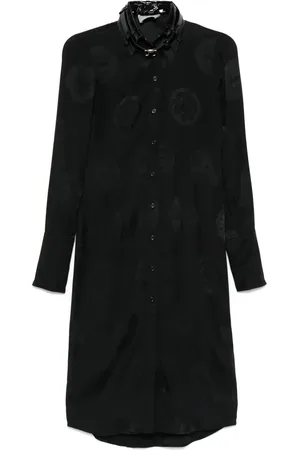 COPERNI Vestido midi con detalle en el cuello