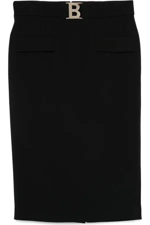 Blugirl Falda midi con placa del logo