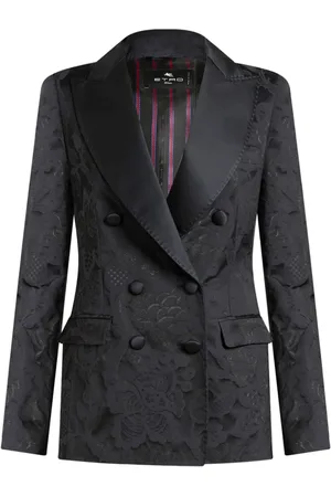 Etro Blazer en jacquard con doble botonadura