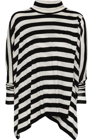 JUNYA WATANABE Blusa con rayas estampadas