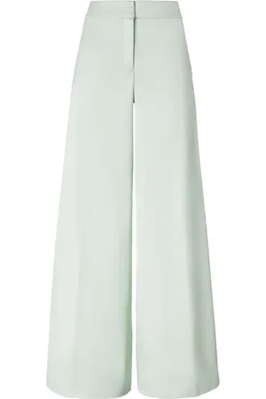 GENNY Pantalones anchos con diseño acampanado