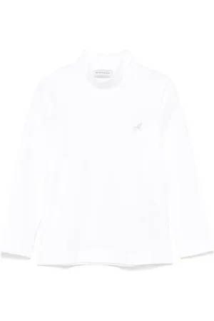 MONNALISA Playera con logo y detalles de cristal