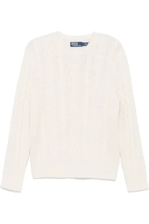 Ralph Lauren Suéter con tejido fisherman