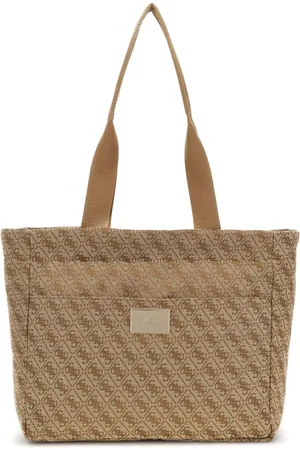 Guess Pañalera con monograma en jacquard