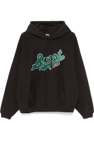 STUSSY Hoodie con parche satinado