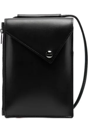 YOHJI YAMAMOTO Bolsa para celular con solapa