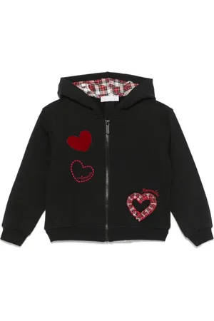 MONNALISA Hoodie con motivo de corazón