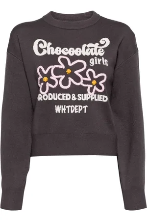 Chocoolate Suéter tejido en intarsia