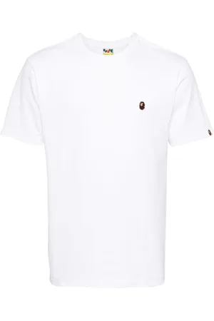A Bathing Ape Playera con parche del logo
