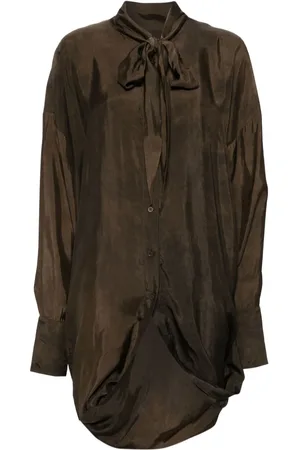 UMA WANG Blusa con doble capa