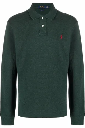 Ralph Lauren Playera tipo polo manga larga