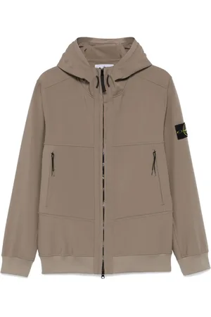 Stone Island Chamarra impermeable con capucha
